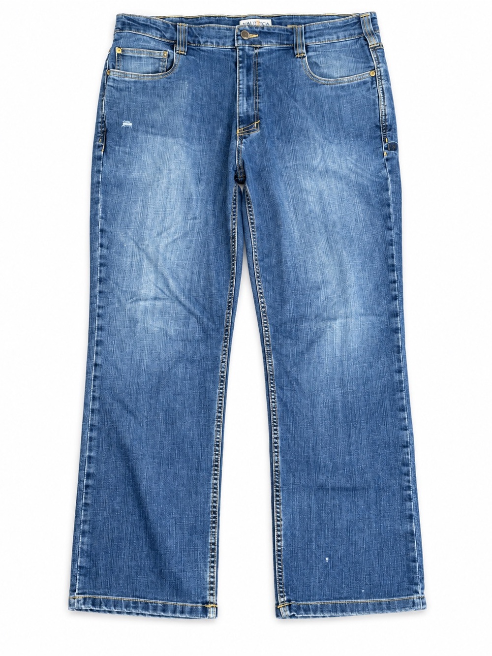5.11 Tactical Mens Jeans 38x28 Blue Denim Straight Leg Utility Stretch Work Pant